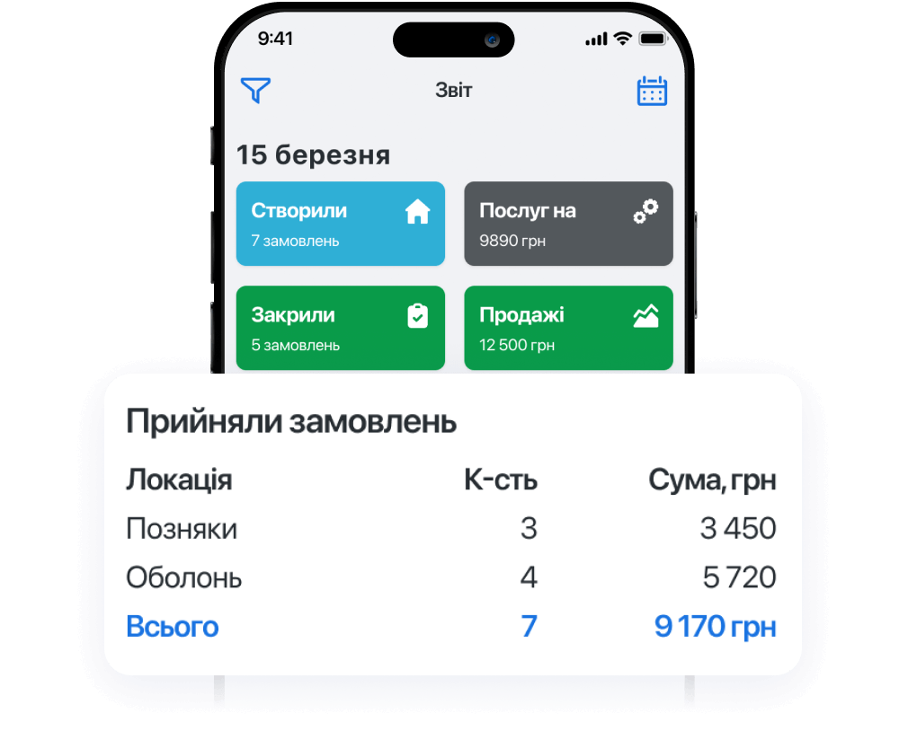 Отдельное приложение для руководителей